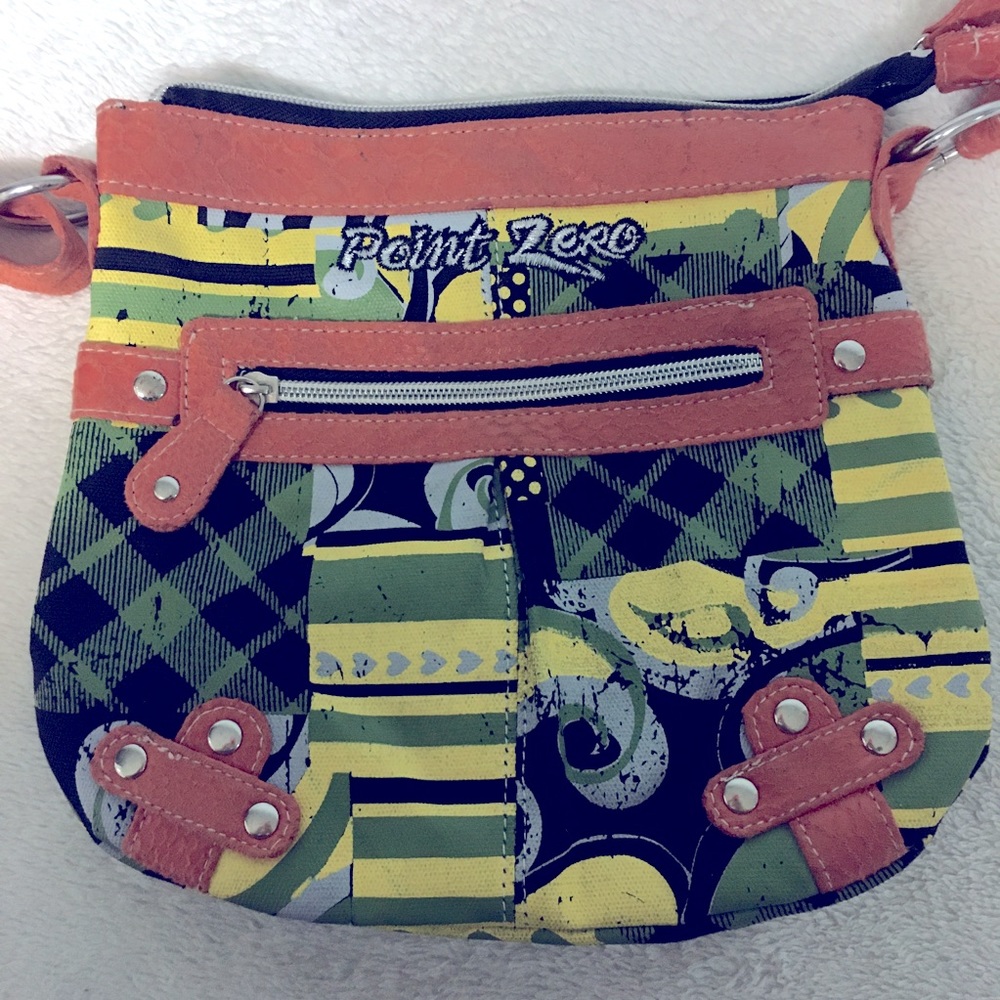 Point Zero Crossbody Multi-Coloured Bag